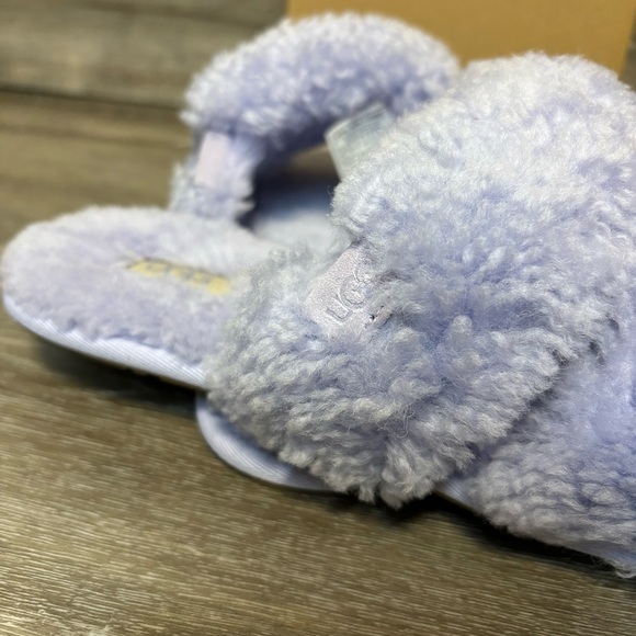 UGG | Maxi Curly Scuffetta Slippers In Save Blossom Purple NEW - Picture 8 of 10